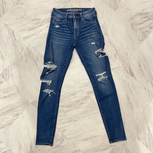 American Eagle High Rise Jeggings Size 4